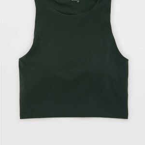 OFFLINE by Aerie Real Me XTRA High Neck Sports Bra - Mystical Green